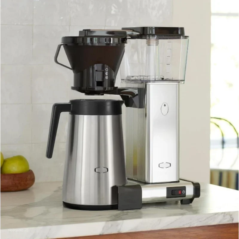 بيع ماكينة تحضير القهوة Technivorm Moccamaster 79112 KBT، 40 أونصة، فضي مصقول