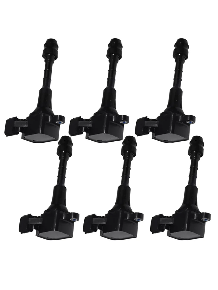 6pcs Bobine Voor NISSAN 350Z TEANA J31 FUGA Y50 2005 3.5L ALTIMA L31 L32 ELGRAND E51 INFINITI FX 35 G35 onderdelen 22448AL615 - afbeelding 2