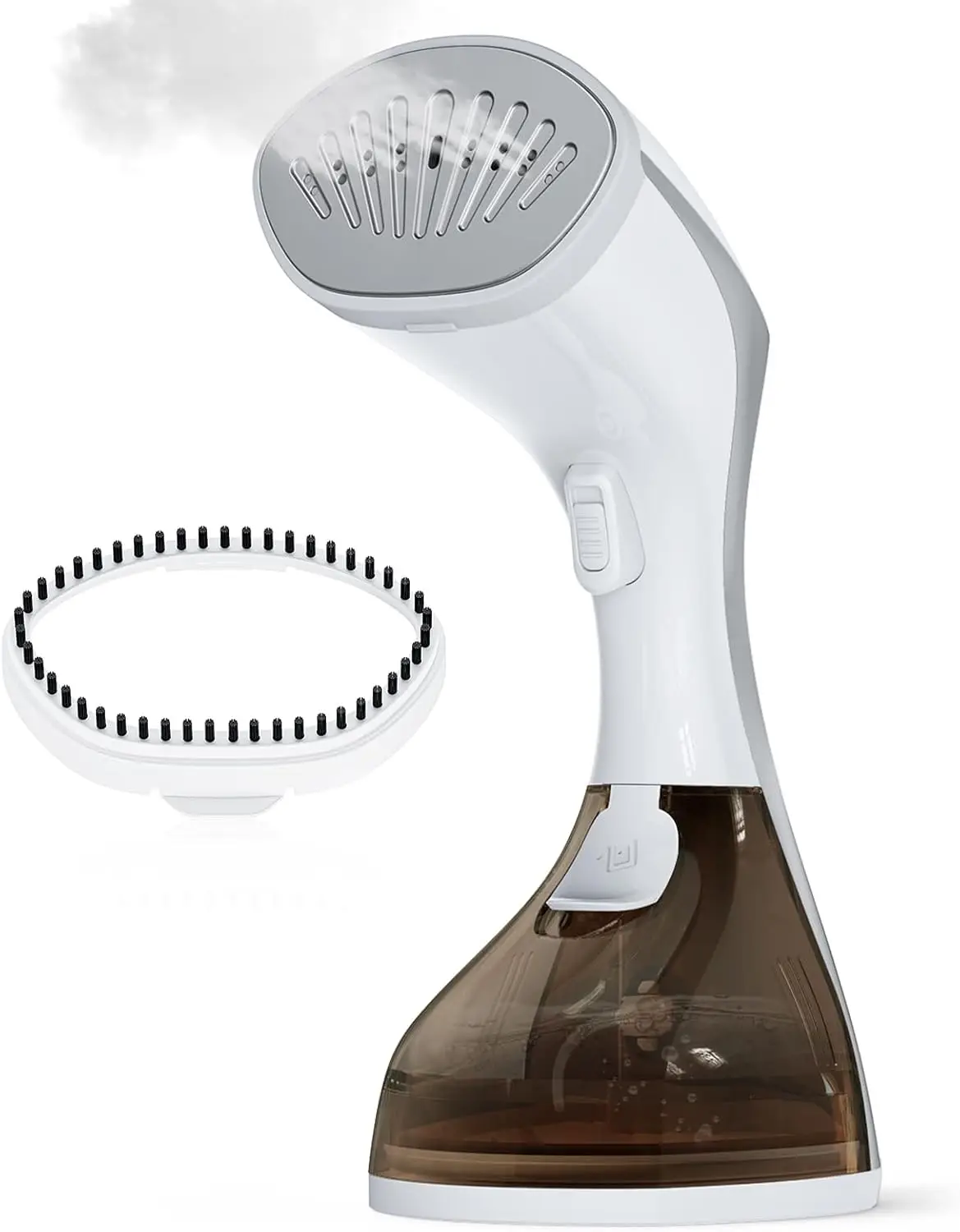 

20S Heat-Up 1200W Handheld Steamer & Iron, 250ml, 13-Vent, Portable Clothes Steamer for All Fabrics, Travel-Ready (120V)