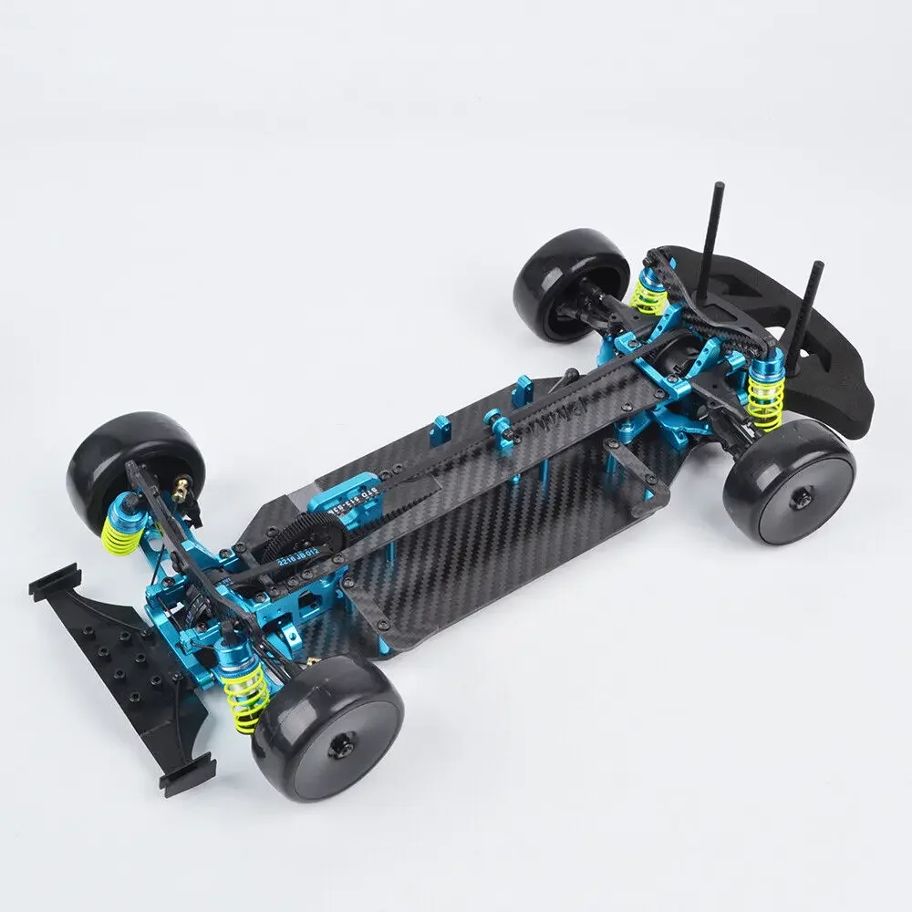 Carbon Chassis Frame w/Aluminum Conversion Kit for Tamiya TRF416 4WD 1/10 RC Touring Car