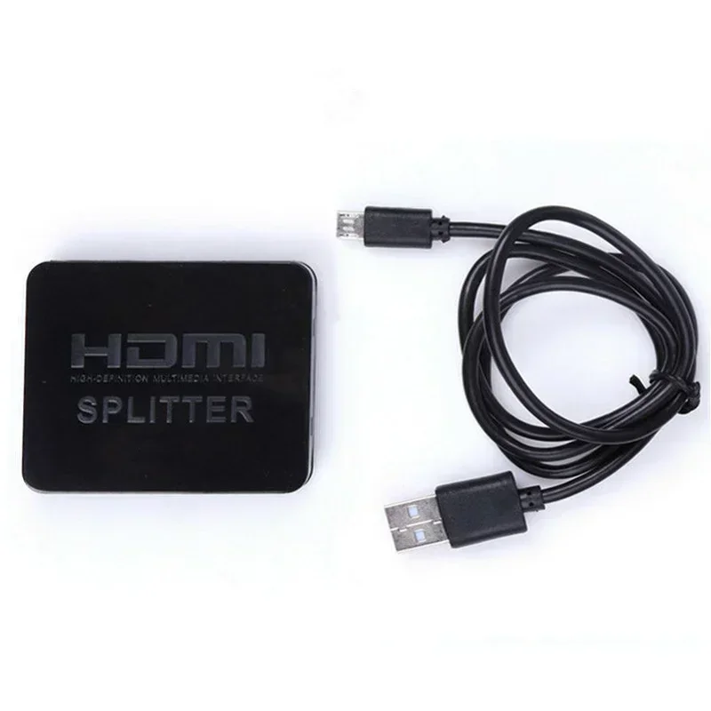 4K HDMI الفاصل كامل HD 1080p محول الفيديو 1x2 الفاصل 1 في 2 خارج ل DVD PS3 PS4 Xbox كاميرا الكمبيوتر المحمول إلى التلفزيون العرض المزدوج