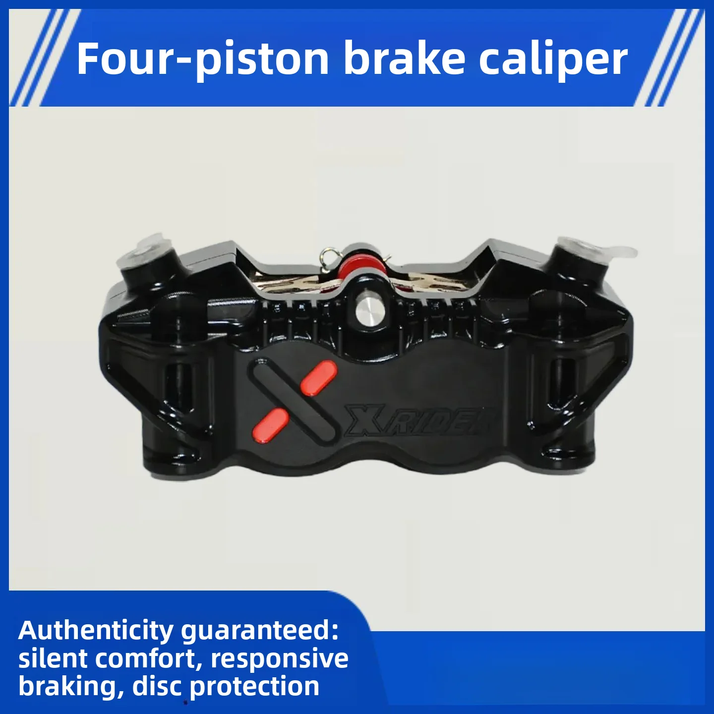 Pinza de Freno Universal para Motocicleta RPM Radiation Abalone Crab Caliper Shark Fin
