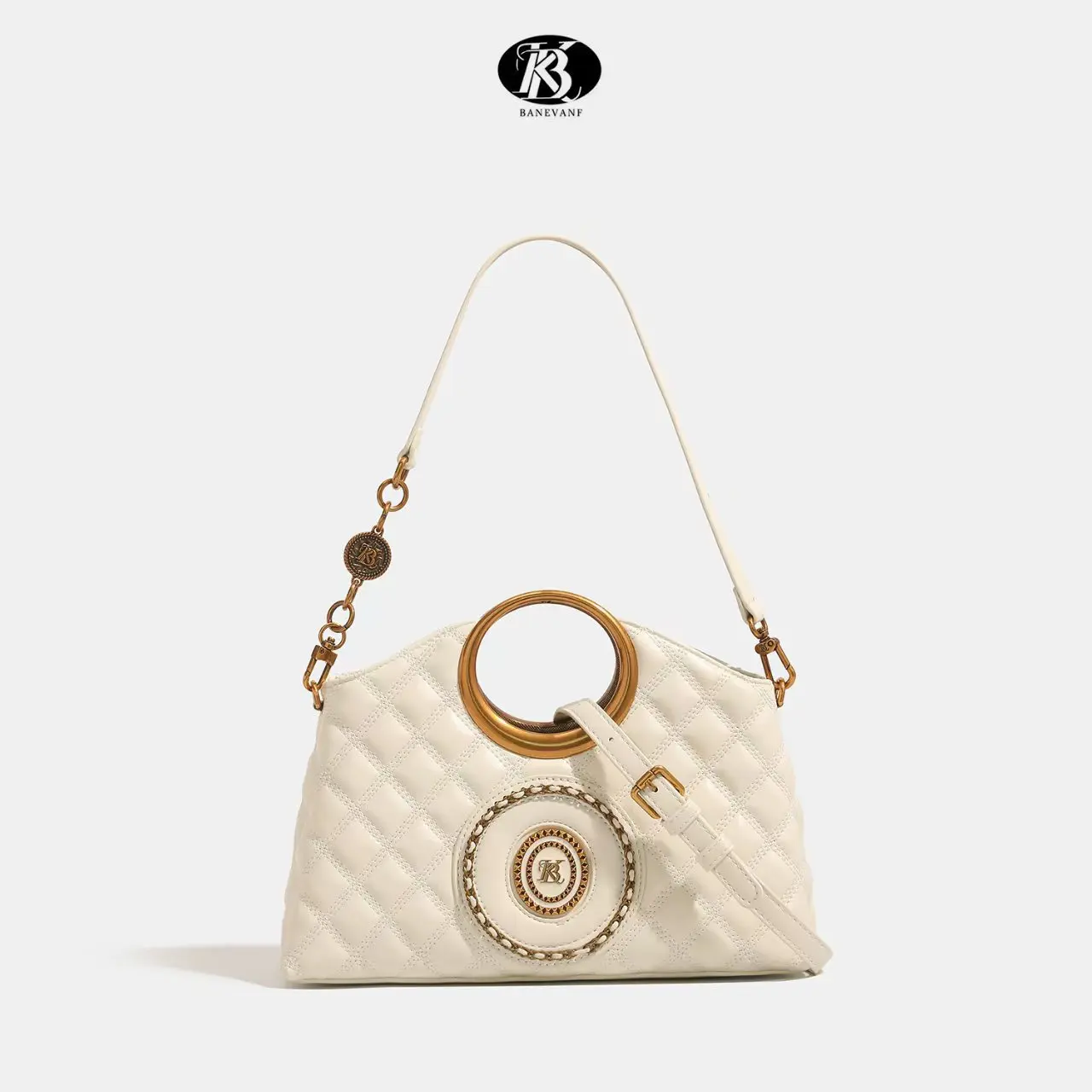 KB Marken-Damenhandtasche 2026 Neue Hochwertige Designer-Diamantförmige Ketten-Tragetasche, Modische Damen-Umhängetasche – Detail 2