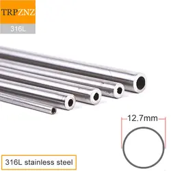 316L stainless steel tube OD 12.7mm 1/2inch Bright inside and outside Sanitary pipe laboratory food Gas transmis