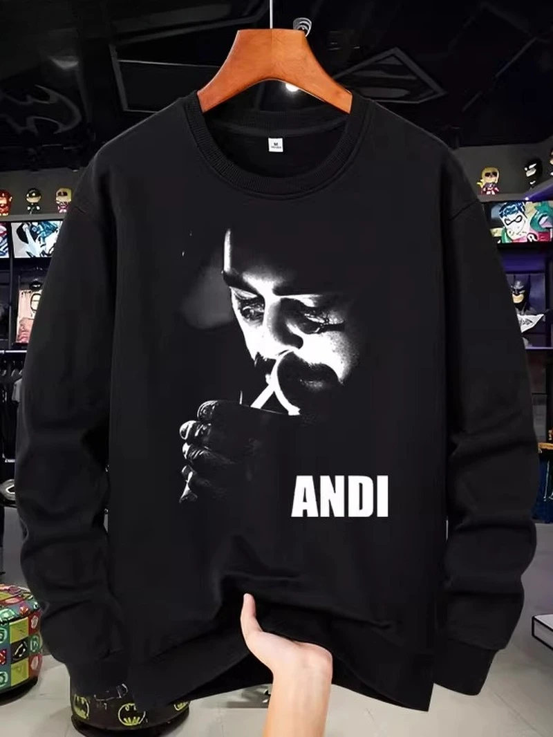 

Portrait of A Singer 2025 Autumn and Winter Round-neck Hoodie High-end Luxury Is for Both Men and Women Top Y2k