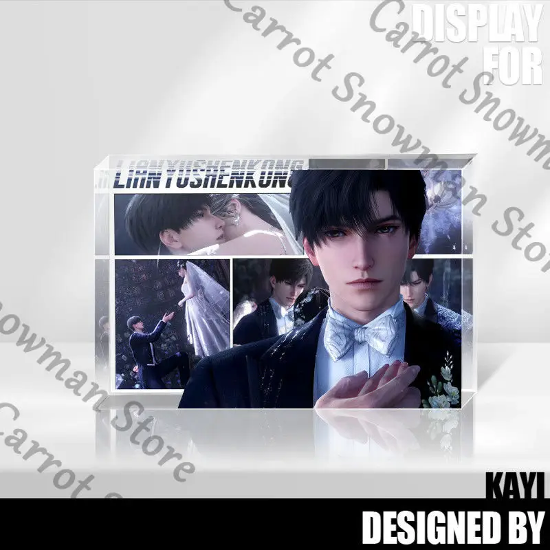 사랑과 심우주 애니메이션 아크릴 브릭 스탠딩 보드 추천 코스프레 만화 선물 Sylus Zayne Caleb Rafayel Xavier