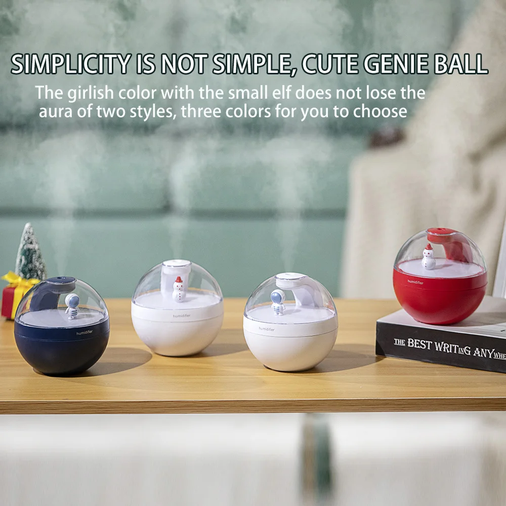 New Creative Ultrasonic Planet Aromatherapy Air Humidifier 200ML USB Spray Fragrance Essential Oil Diffuser Colorful Crack Flame