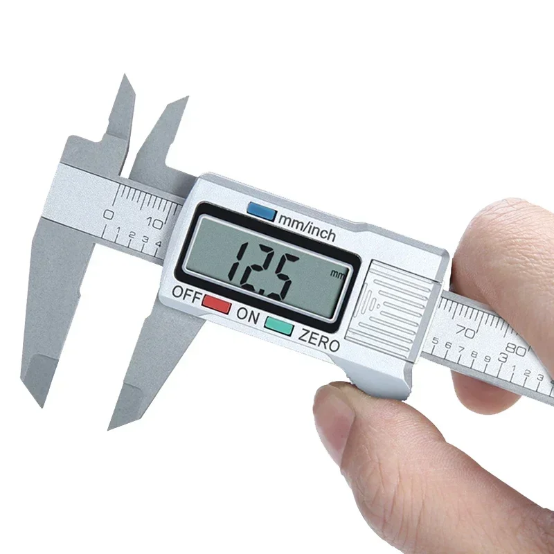 Digital Vernier Calipers Measure 150mm 6inch LCD Electronic Carbon Fiber Gauge Height Measuring Instruments Micrometer