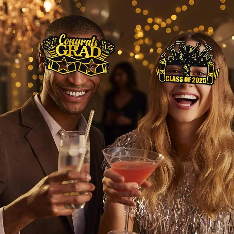دعائم صور التخرج باللون الأسود والذهبي دعائم صورة التخرج إكسسوارات صور جامعية إبداعية للأطفال والنساء والرجال والكبار