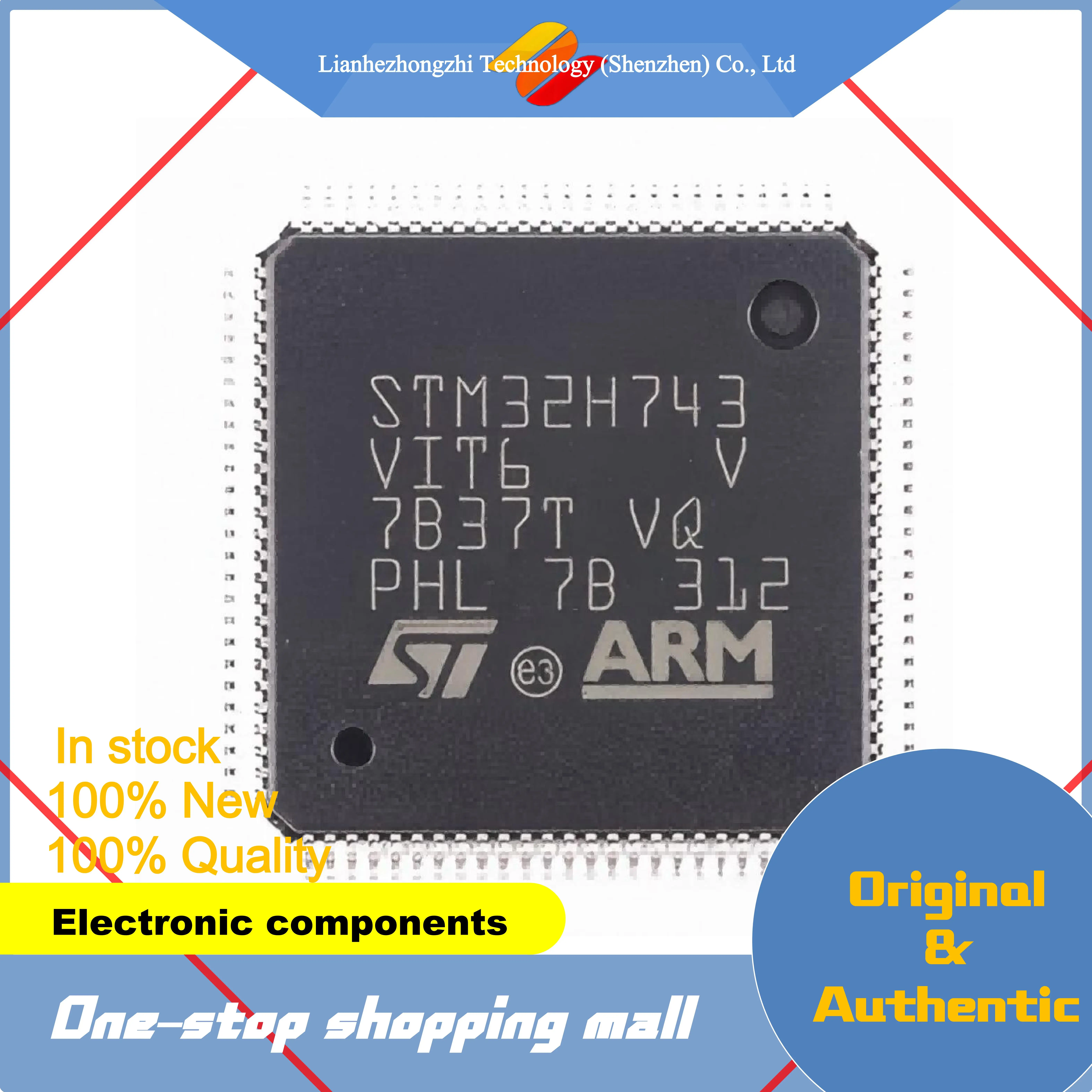 STM32H743VIT6 100-LQFP IC MCU 32BIT 2MB FLASH Microcontrollers - MCU SMD 100% NEW