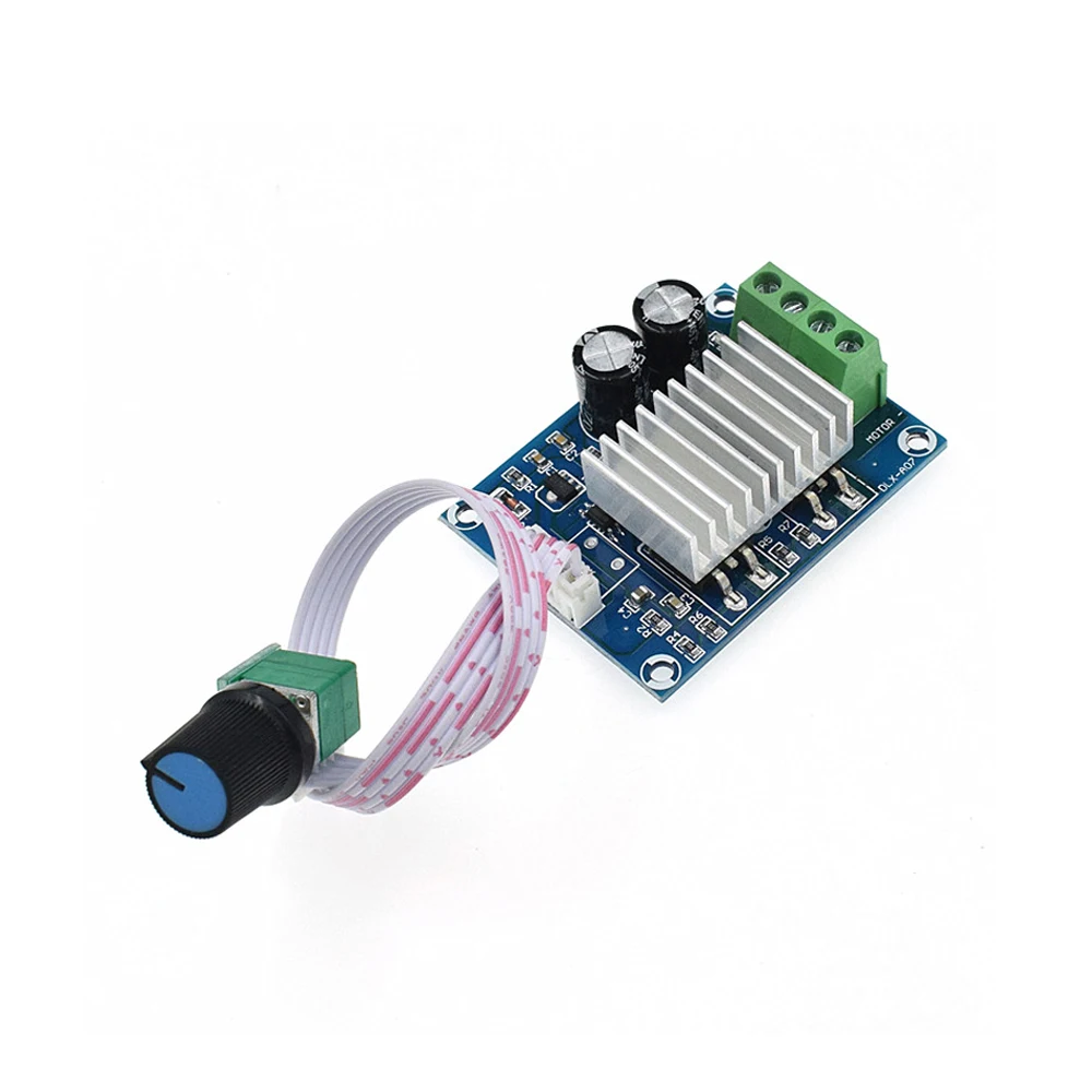 PWM DC Motor Governor DC12-24V Motor Speed Controller 20A Motor Speed Adjustable Regulator Temperature Regulating Dimming Switch