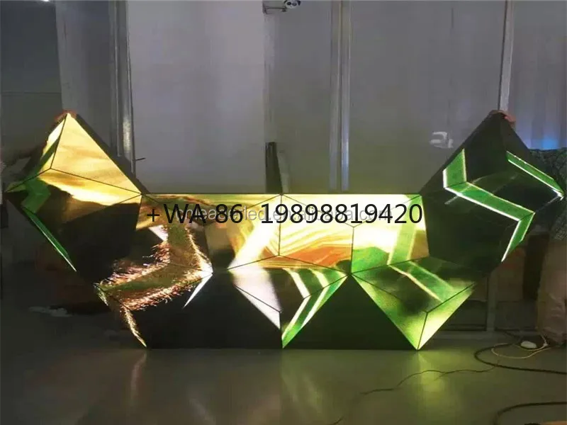 Special Shape Creative Led Display Screen 5mm Pixels for Stage bar Usage