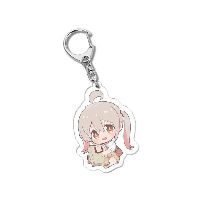 Q Version Acrylic Anime Onimai I'm Now Your Sister Keychain Mahiro Oyama Hozuki Kaede Figures Key Chain for Friends Gift