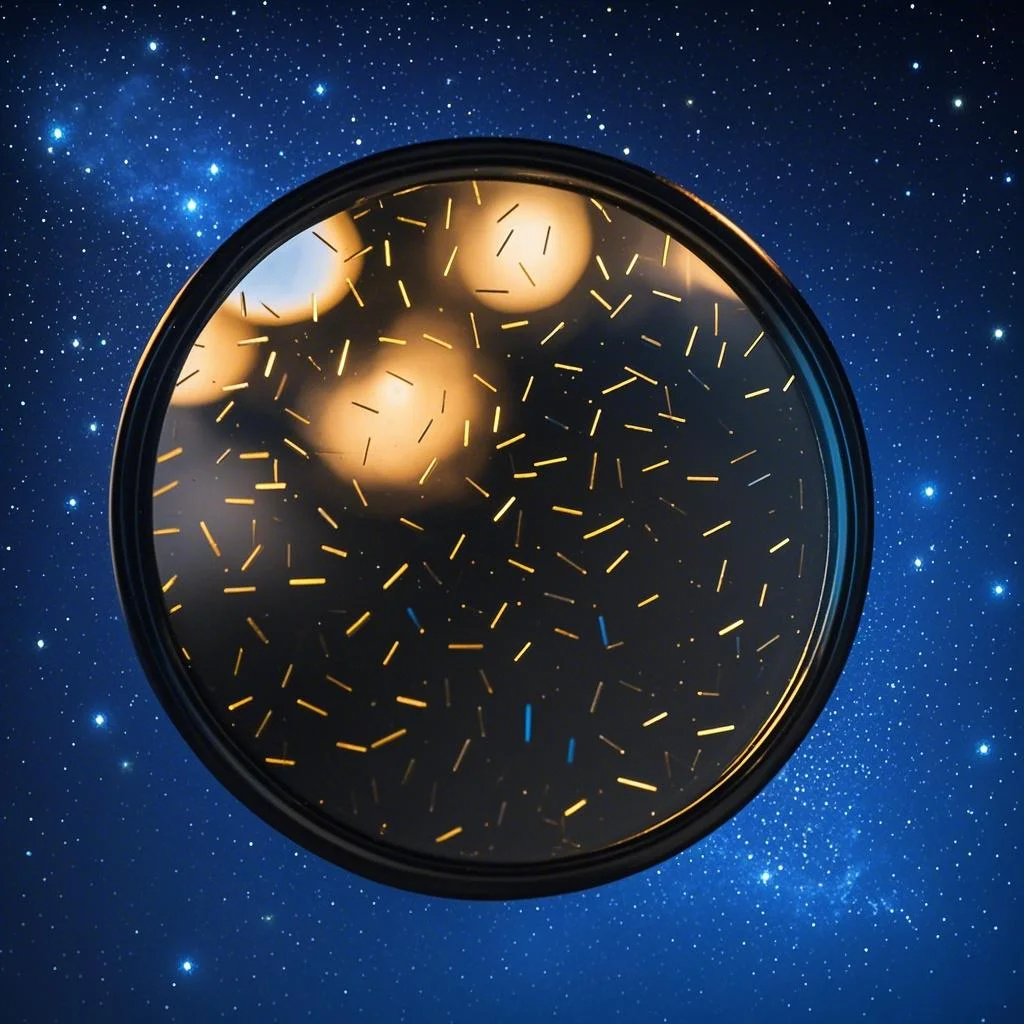 

77mm Colorful Photography Filter with Transparent Starlight Streak Effect for SLR Camera Lenses - Prism Accessories