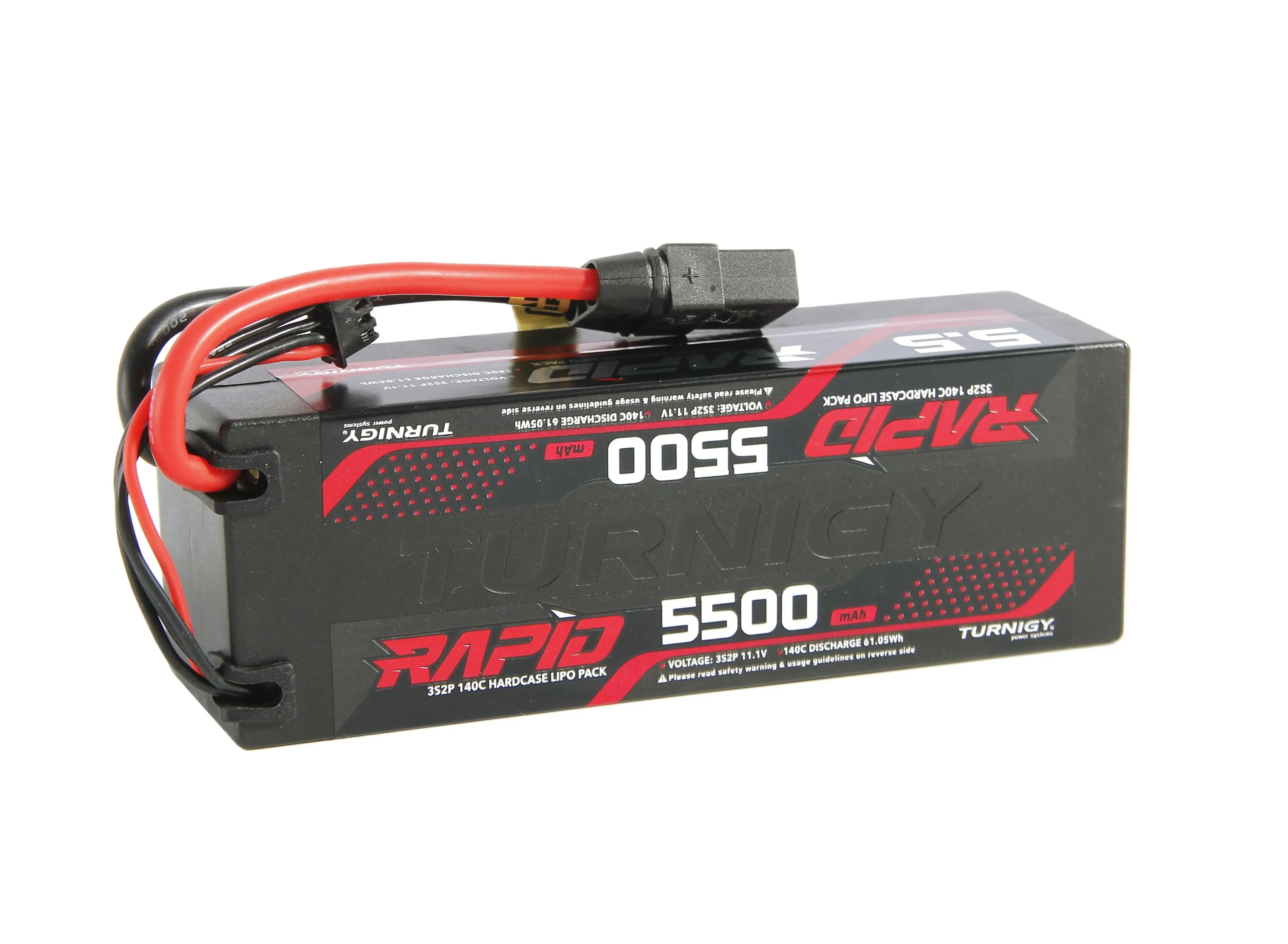 

Turnigy Rapid 5500mAh 3S2P 140C Hardcase Lipo Battery Pack w/XT90 Connector (ROAR Approved)