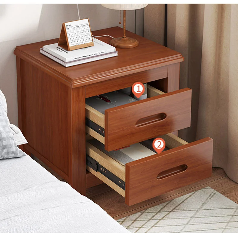 //Modern Simple  Bedside Cabinet For Apartment And Hotel Use Small Bedroom Nightstand With Simple Shelf And Filing Features