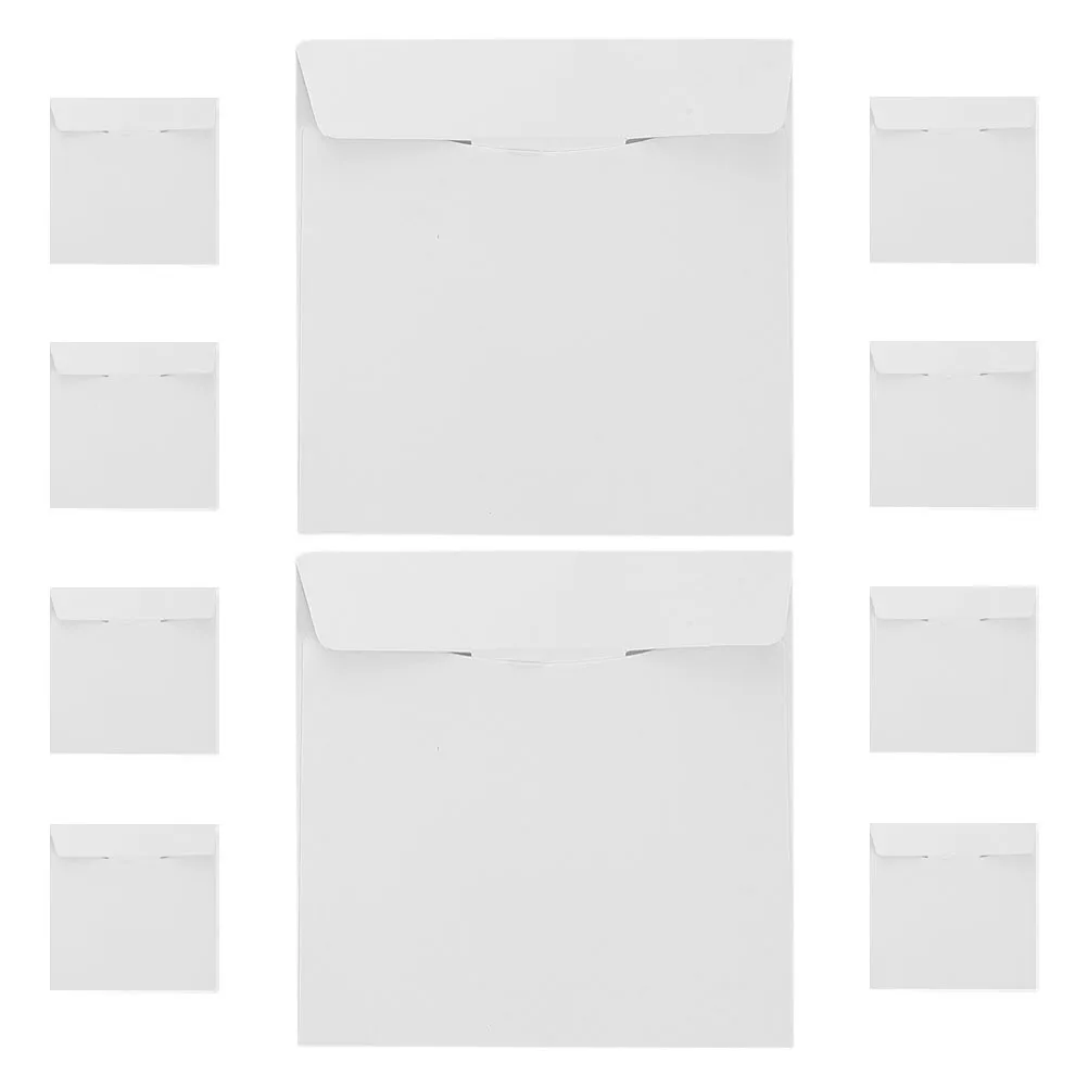 

10Pcs Cd Storage Bags Sturdy Paper Cd Dvd Mailer Envelopes for Safe Shipping Lightweight Protective Packaging for Discs Moving