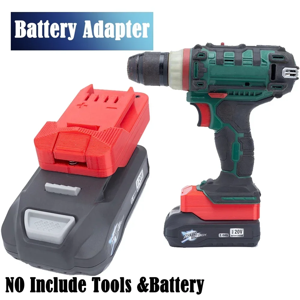 Battery Adapter Converter for Aldi Ferrex Activ Energy 20V Lithium Battery to For Lidl Parkside X20V Drill Cordless Tools