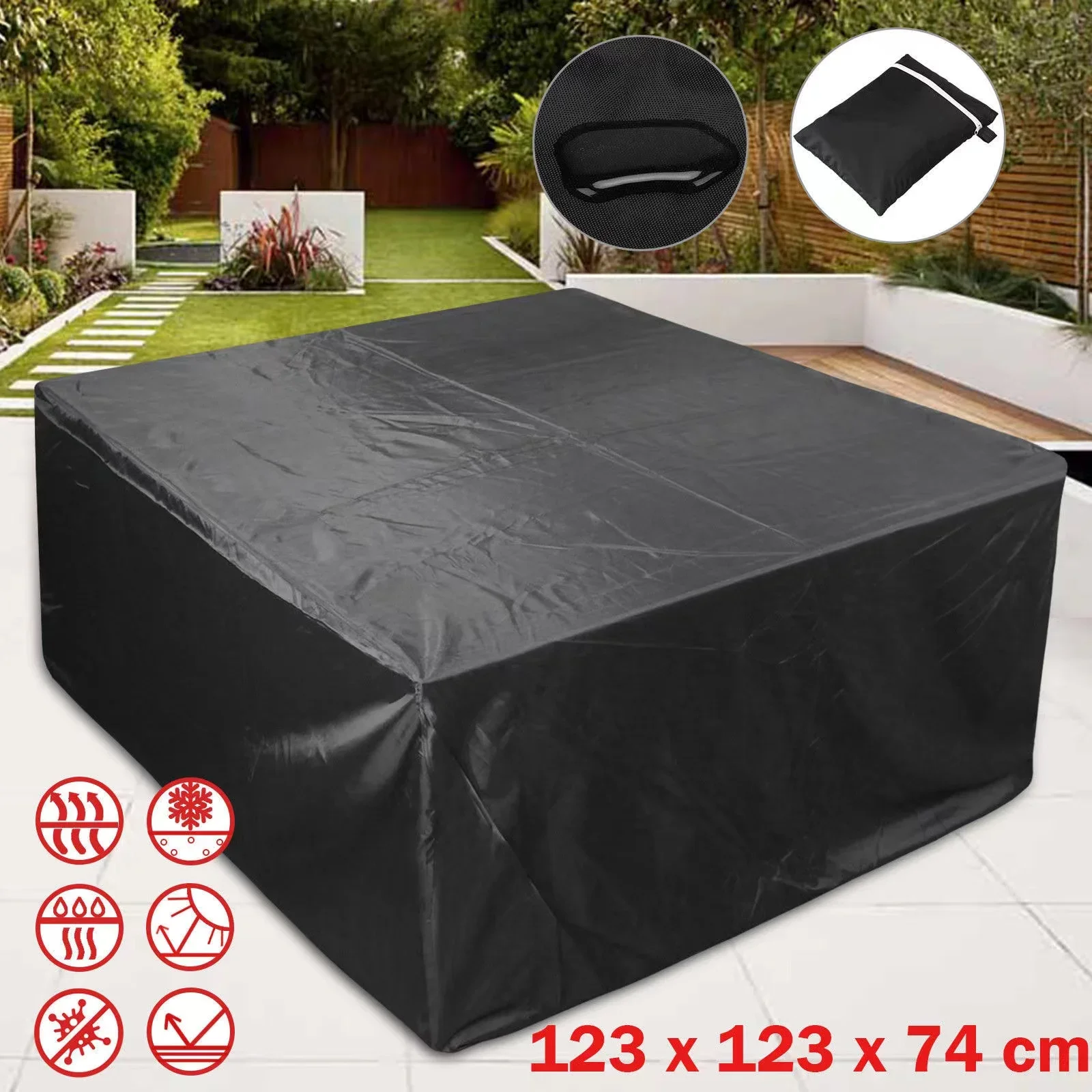 

Patio Furniture Covers Are Waterproof, Patio Furniture Outdoor Sofa Sets, Patio Table and Chair Covers in Multiple Sizes