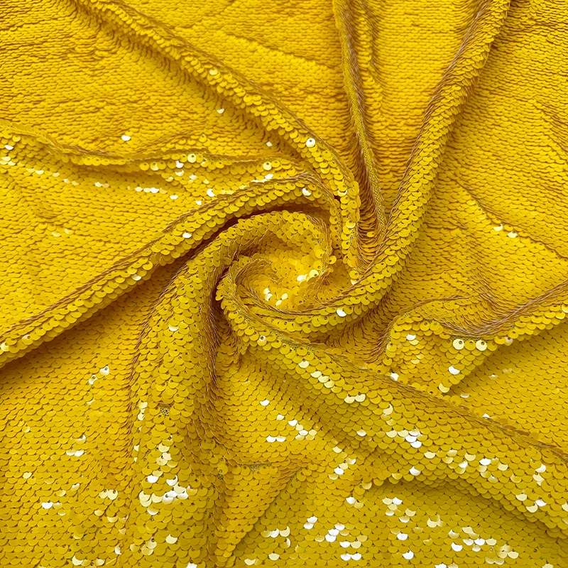 

Royal blue French high-quality lace mesh fabric, African small sequin fish scale pattern sequin embroidery fabric dress