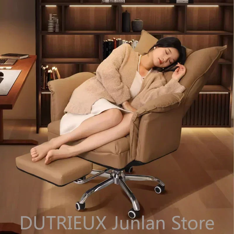 

Cute Lounge Office Chair Modern Luxury Salon Ergonomic Leather Living Room Office Chair Throne Sillas De Oficina Home Furniture