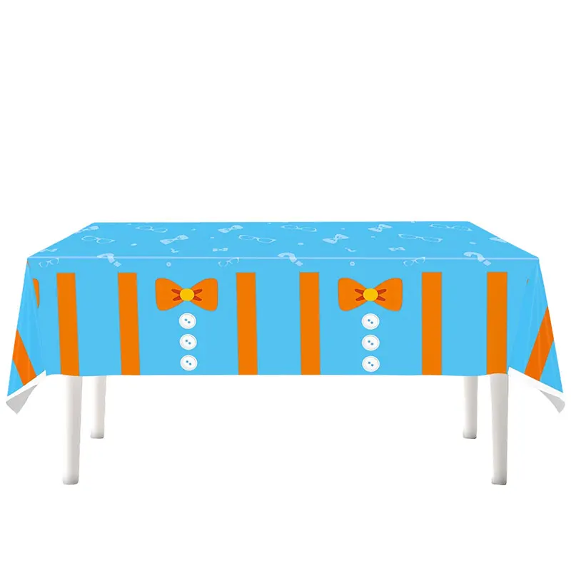 Englische Lehrer-Geburtstagsdekoration im Blippi-Thema: Teller, Becher, Ballons, Banner, Hintergrund, Geschenktüten und Partyzubehör – Detail 13