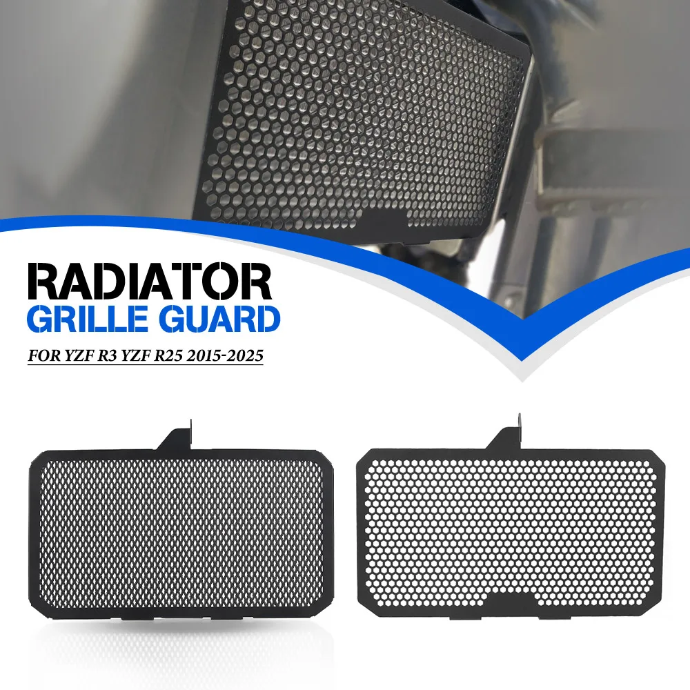 

For YAMAHA YZF R3 YZF R25 2015-2016-2017-2018-2019-2020-2021-2022-2023-2024-2025 Radiator Guard Grille Cover Protector YZFR3