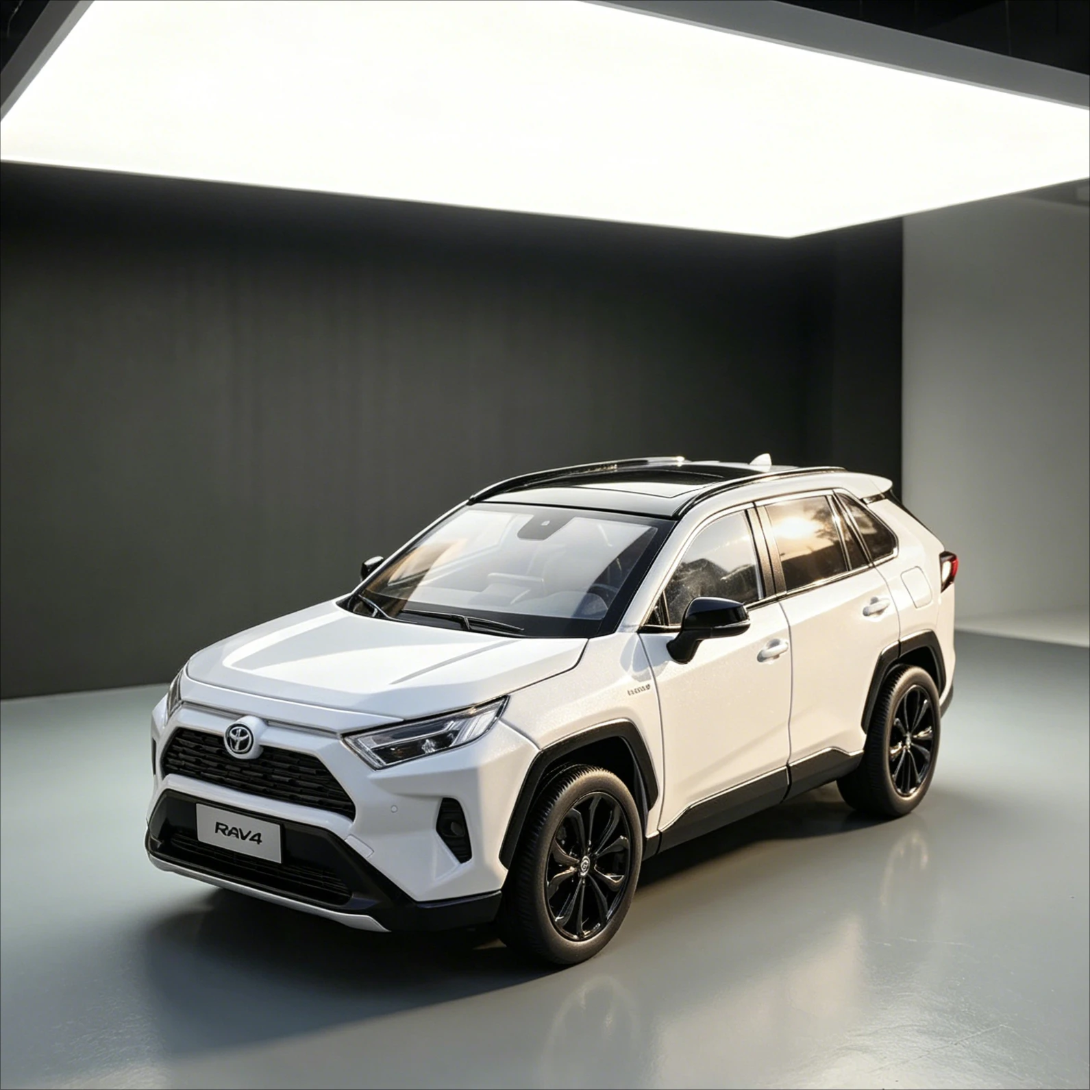 

1:18 Scale Realistic Authentic Toyota RAV4 Diecast Model, Premium Alloy Car Toy, Exquisite Collectible for Hobby & Gift