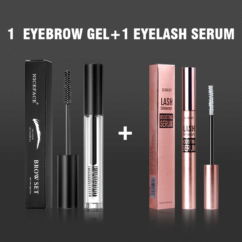 

Eyelash Growth Serum And Eyebrow Gel Set Nourishing Serum For Eyelashes Enhancer Lengthening Eyelash Eye Brow Gel For Eyebrows