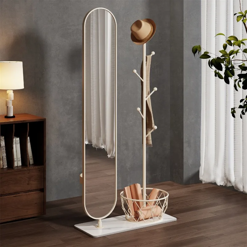 

Modern Mirror Coat Racks Standing Clothes Luxury Living Room Hotel Garment Bedroom Coat Racks Floor Perchero Home Furniture