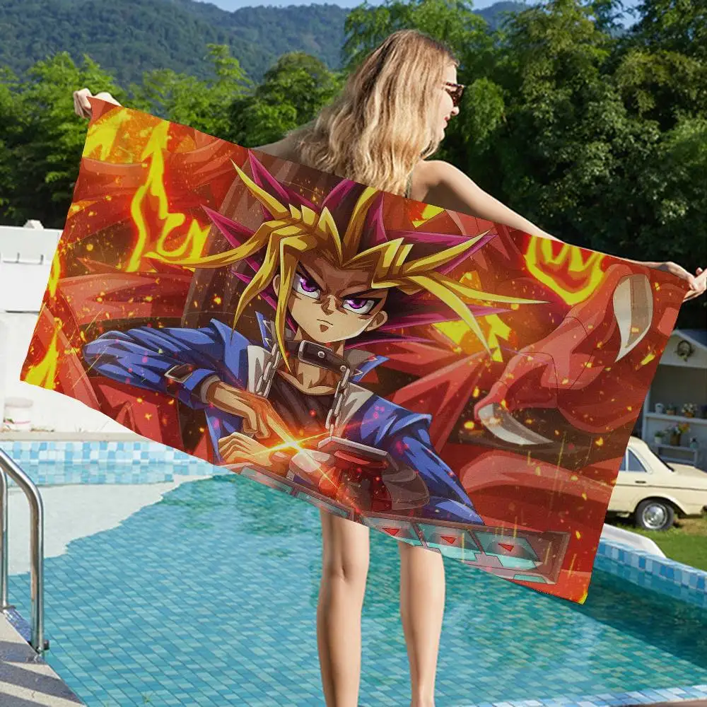 Classic Amine Yu Gi Oh Microfiber Beach Towel Absorbent Quick dry Soft Yoga Swimming Resort Mountain Climbing Towel