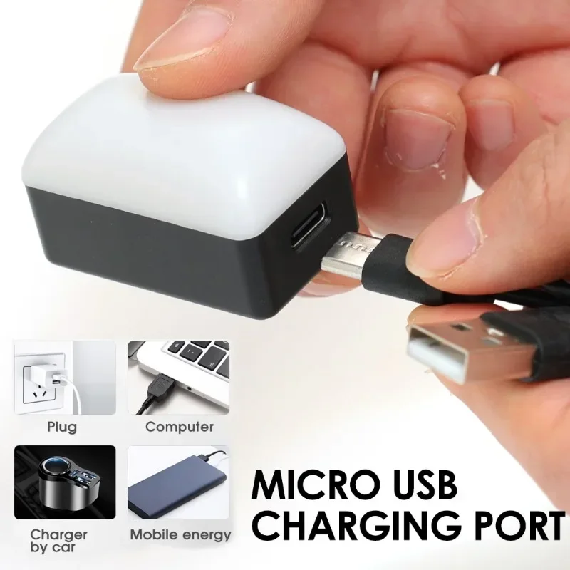 Mini Magnetic Fill Light for DJI OM6 OM5 Insta360 Handheld Camera Accessories Adjustable LED Video Light Phones Selfie Light