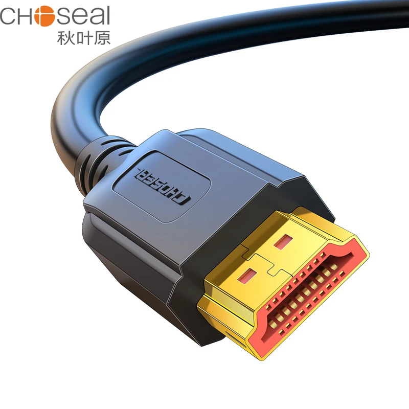 CHOSEAL 4K HDMI-compatible  2.0 Cable 18Gbps 3D Ethernet HDMI-compatible Cord For TV PS4/3 Blu-ray Laptop Projector Computer