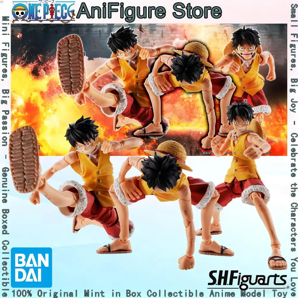 

Оригинальная коллекционная фигурка Luffy из серии S.H.Figuarts One Piece: Битва на Маринфорде, в наличии, в коробке, аниме-фигурка, игрушка.