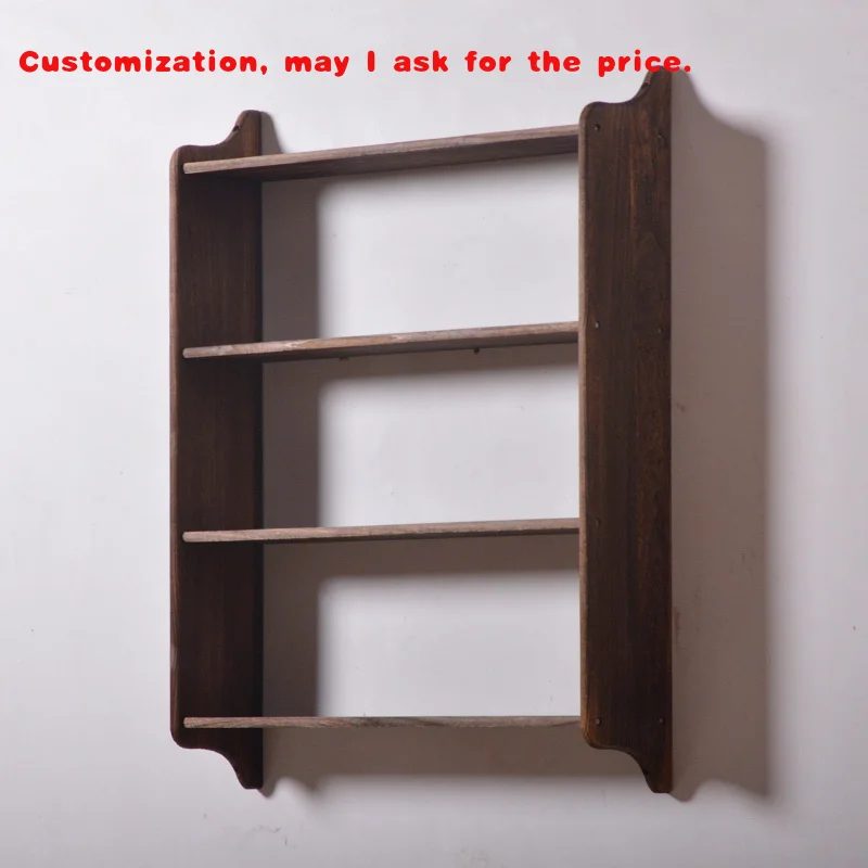 

custom.Custom Solid Wood Wall Shelf, Multi-Layer Bookshelf Storage Display Rack Student Room Home Office
