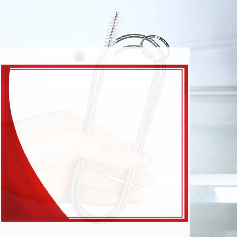 

Hard-Bristled Crevice Cleaning Brush Drain Dredge Cleaning Scrub Brush 150cm