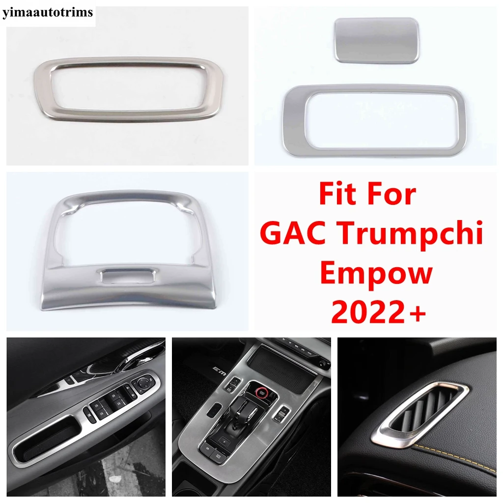 

Window Lift / Head Lamp / Gear Shift / Glove Box / Dashboard Air AC Cover Trim Accessories For GAC Trumpchi Empow 2022 2023 2024