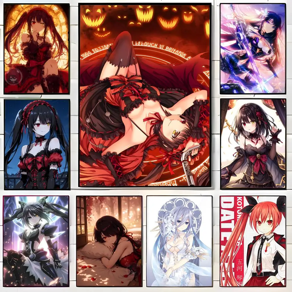 Exciting Harem Anime D-Date A Live Poster Wall Art Print Decorative Mural Home Decor Gift Unframed