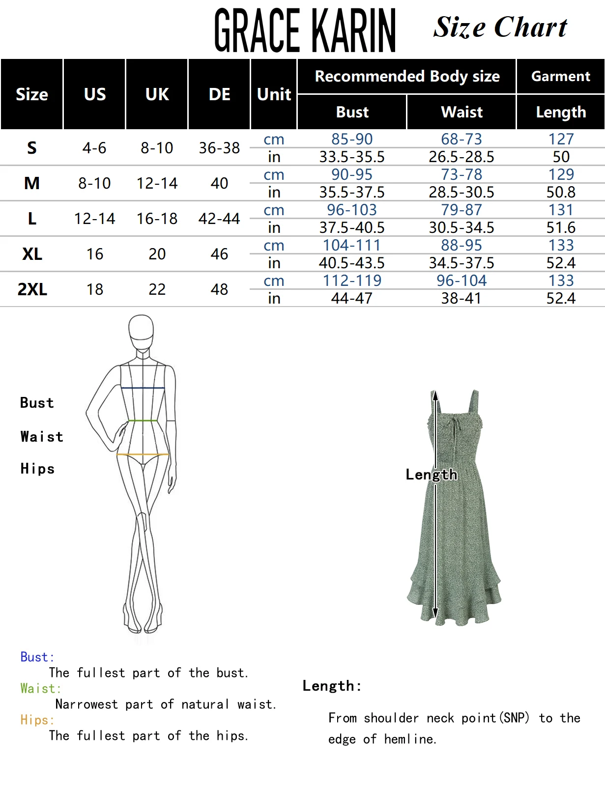 GK Women Square Neck Maxi Dress Smocked Bodice Dual Layer Hem Ankle Length Dress Wide Shoulder Strap