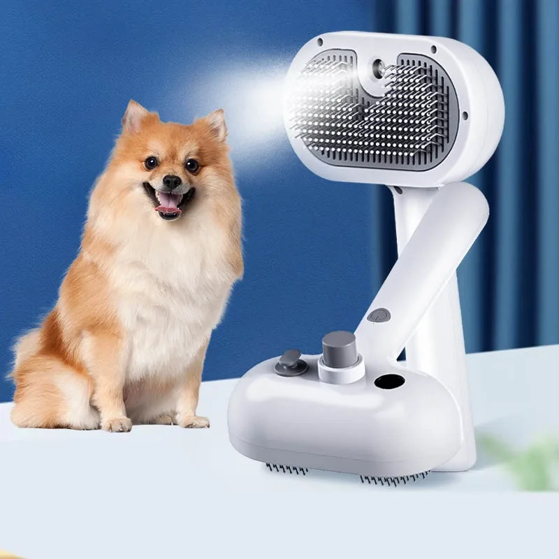 

New Multifunctional Pet Spray Massage Comb for Cats and Dogs One Click Hair Removal Hair Care Pet Grooming Tool Pet Supplies