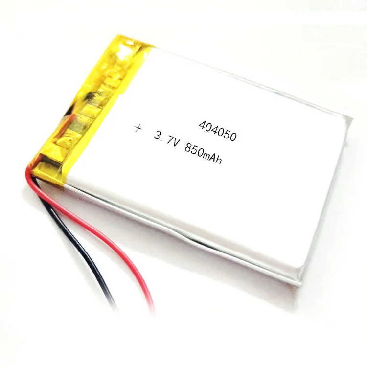 

2/5/10/20 Pcs 3.7V 850mAh 404050 Lithium Polymer Ion Battery 2.0mm JST Connector