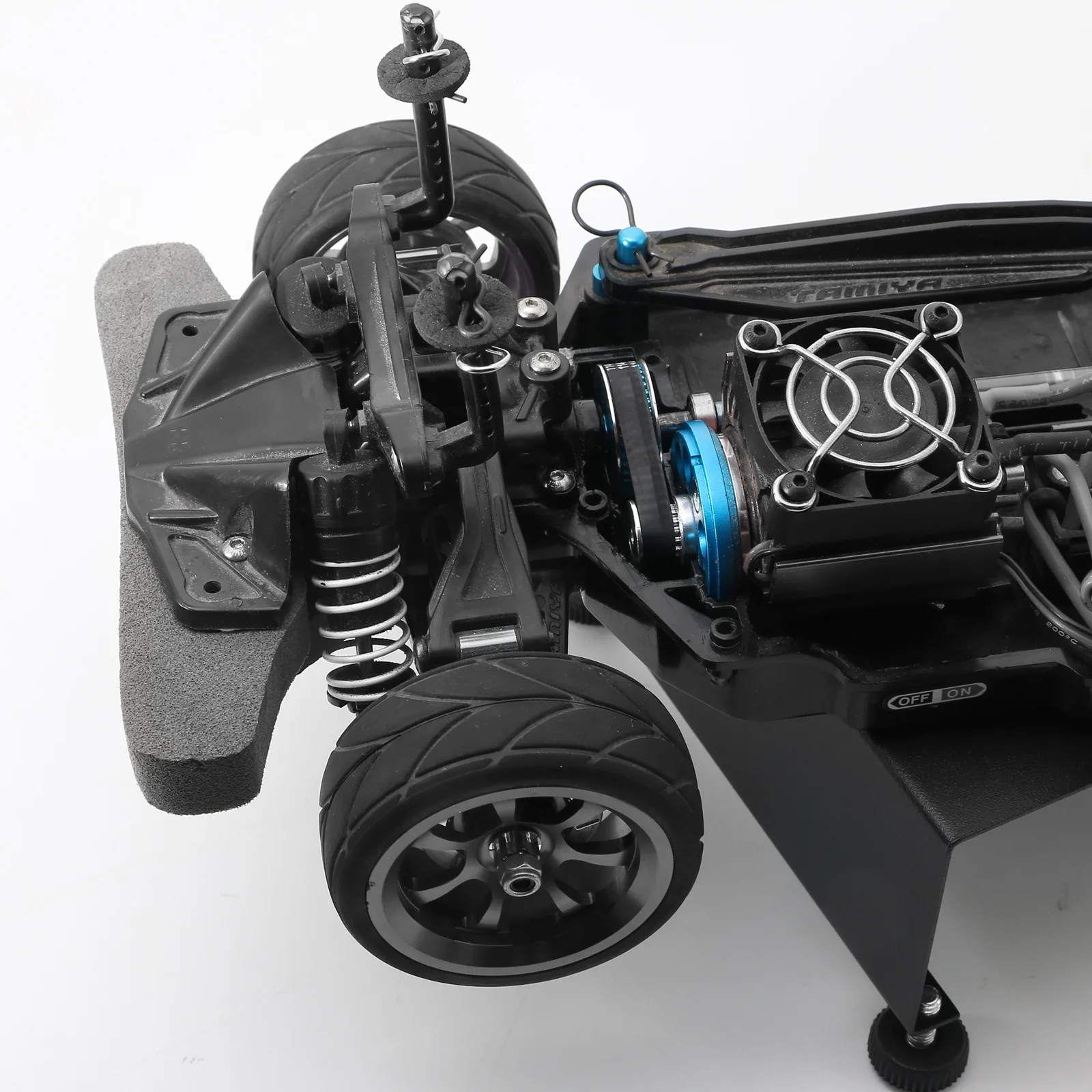 1 Juego de transmisión por correa RC de bajo ruido de 3,17mm, sistema de engranajes de transmisión 16T 40T, pieza de modificación DIY para Tamiya TT02R 1/10 RC, pieza de actualización de coche