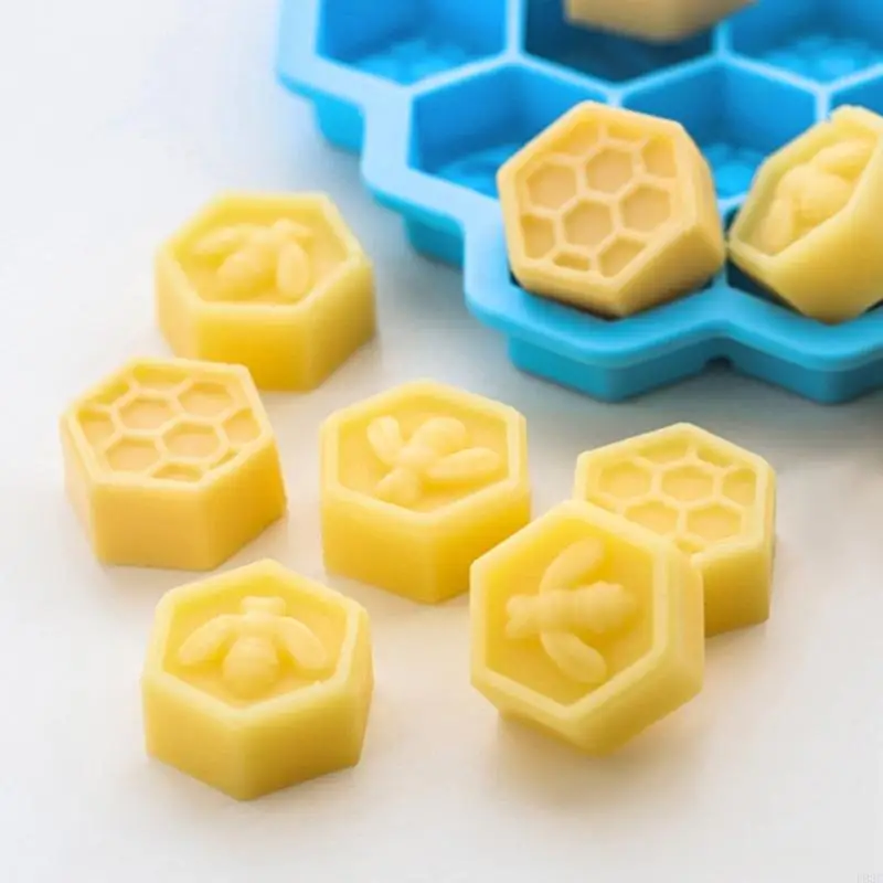 F92C รังผึ้ง Shaped ซิลิโคน Fondant แม่พิมพ์อุปกรณ์เบเกอรี่สบู่โพลิเมอร์แม่พิมพ์