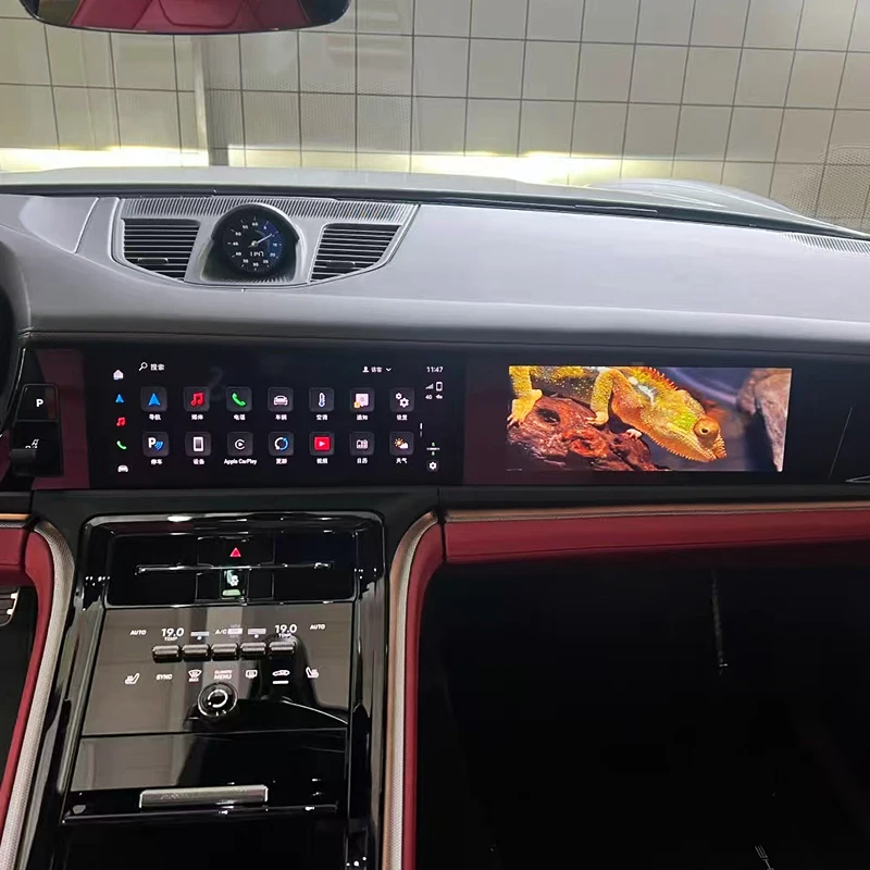 For   Panamera2024-2025 Car Modification Passenger Screen Multimedia Player Upgrade Kit Android GPS Navigation
