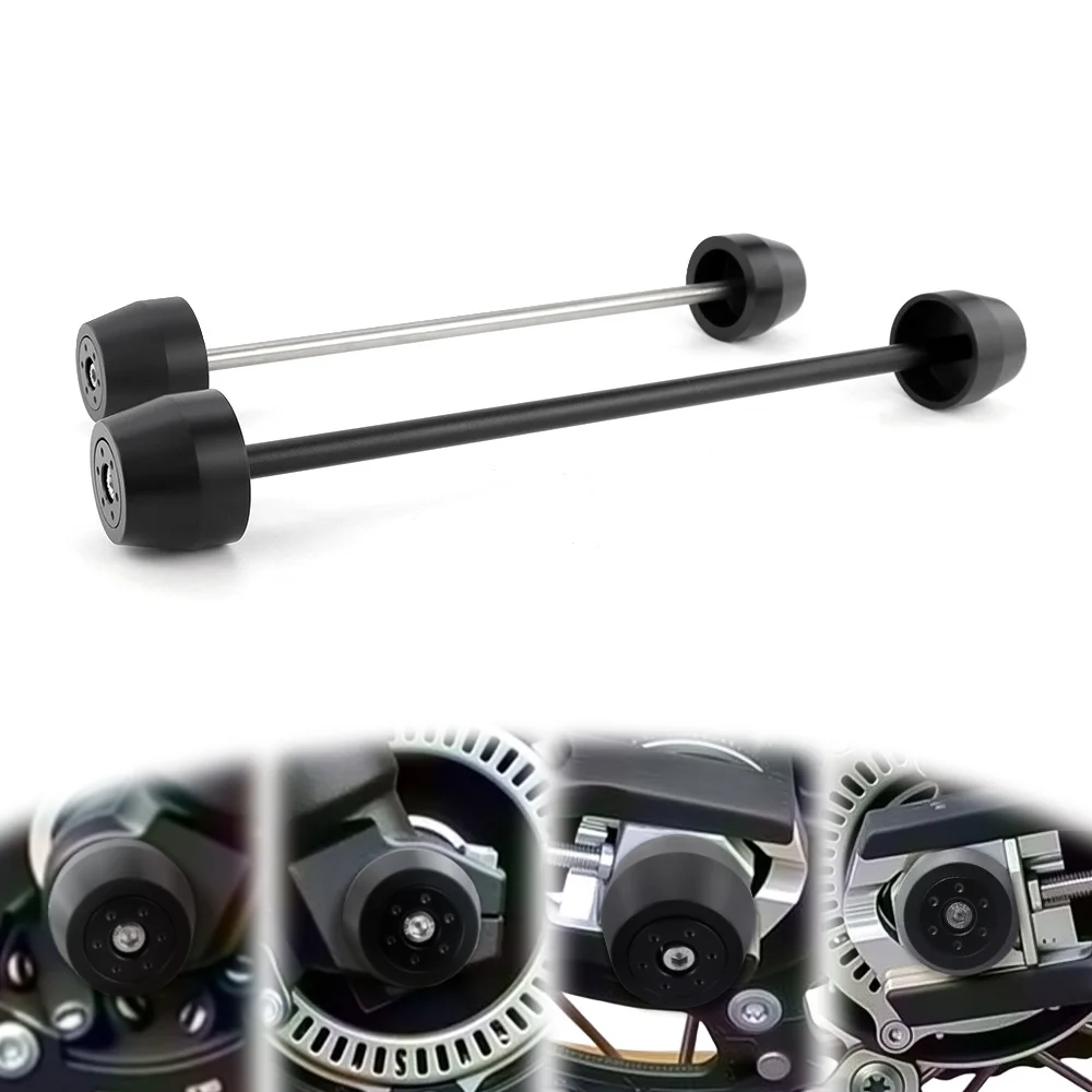 

Motorcycle Wheel Protector Aluminum Front or Rear Wheel Axle Fork Crash Sliders 800X Pro 800X Rally 2024-2025 For KOVE