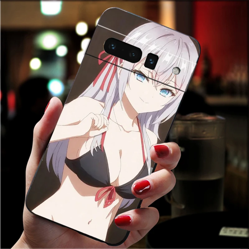 

Phone Case For Google Pixel 10 9 Pro XL 9A 8 7 6 Pro Pixel 8A 7A 6A Pixel 8 7 6 5 Anime kawaii girl Case
