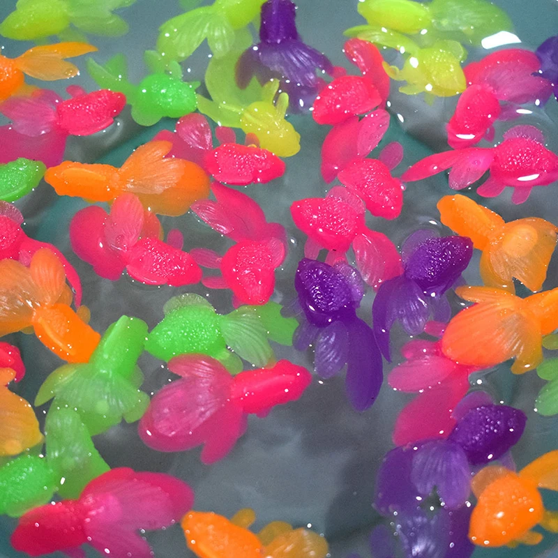 Kunststoff Goldfisch Bunte Simulation Dekoration Haustier Fisch Aquatische Produkte für Wohnzimmer Tischplatte Aquarium Dekoration TMZ – Detail 6