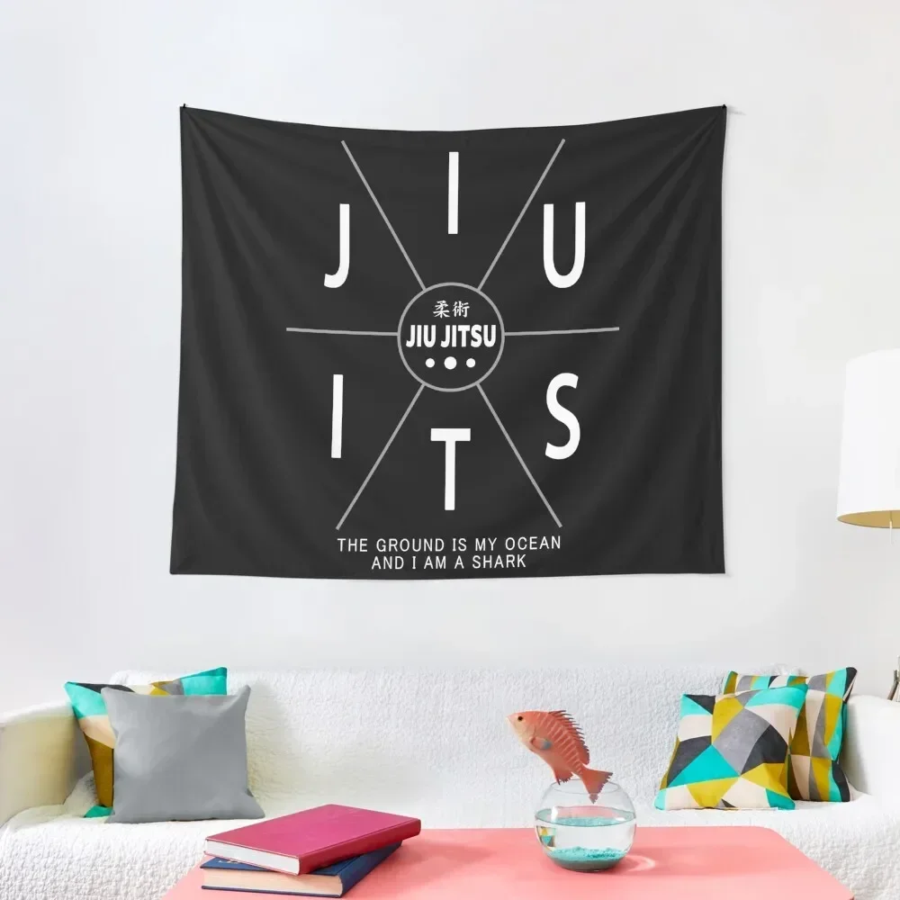 

Jiu Jitsu - The Ground Is My Ocean And I Am A Shark Tapestry Custom Decor Home Tapestry