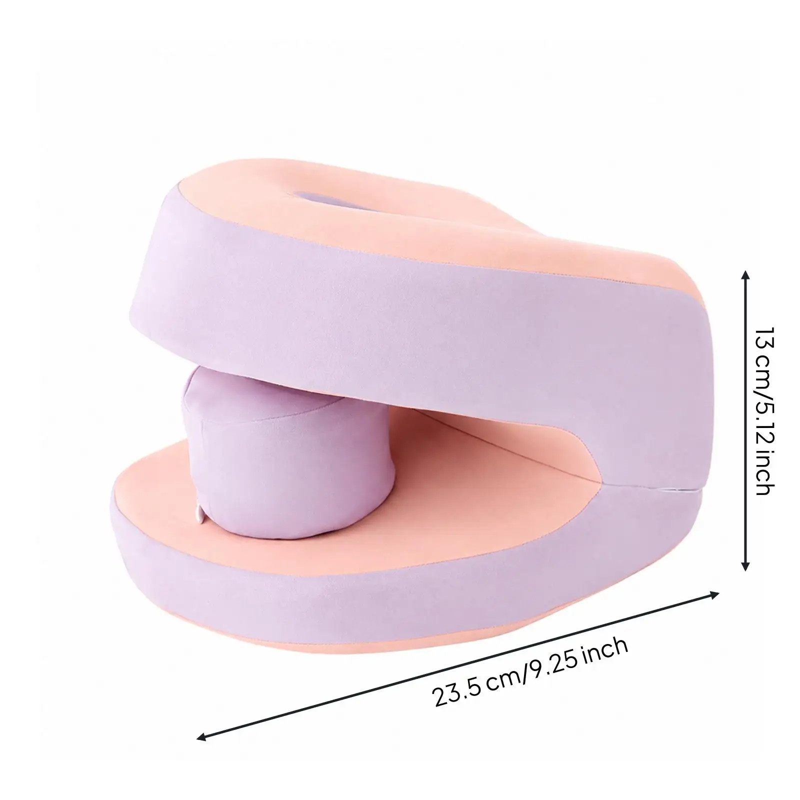 Compact Office Nap Pillow for Tabletop with Supportive Inner Core and Stitched Cotton Cover for Easy Seated Relaxation