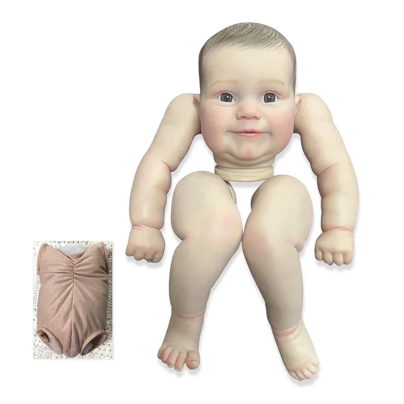 

19/24-дюймовая готовая кукла Reborn Maddie, два размера, уже окрашенная, реалистичная, мягкая на ощупь, гибкие готовые детали куклы